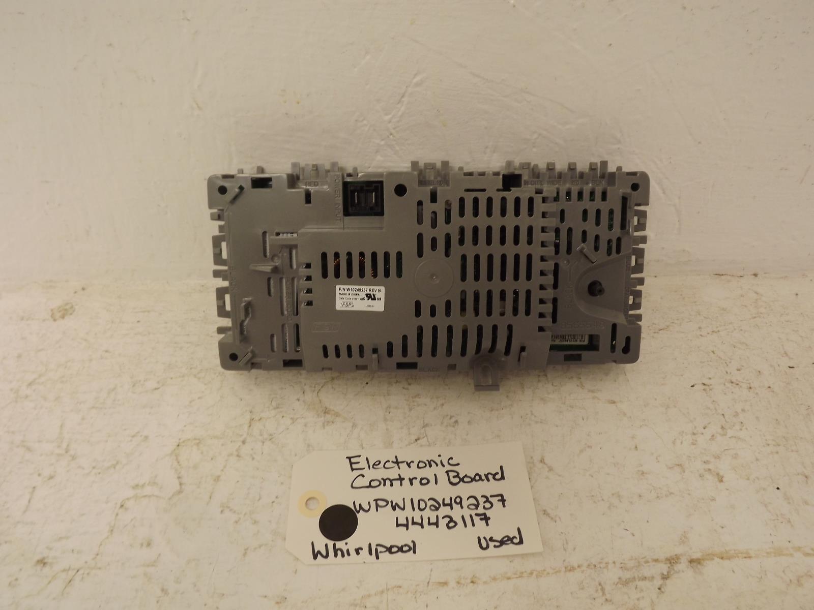 Whirlpool Washer WPW10249237 4443117 Electronic Control Board Used Whirlpool Washer WPW10249237 4443117 Electronic Control Board Used